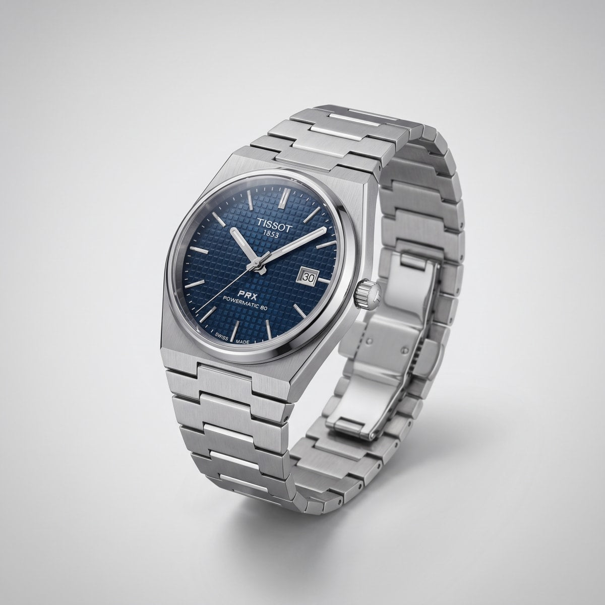 Tissot PRX Powermatic 80 (Blue Waffle Dial)