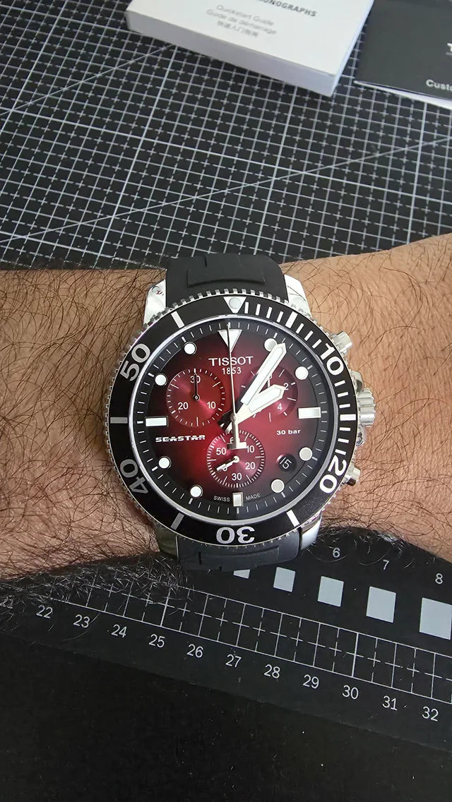 Tissot Seastar 1000 Quartz Chronograph Red Gradient – T120.417.17.421.00